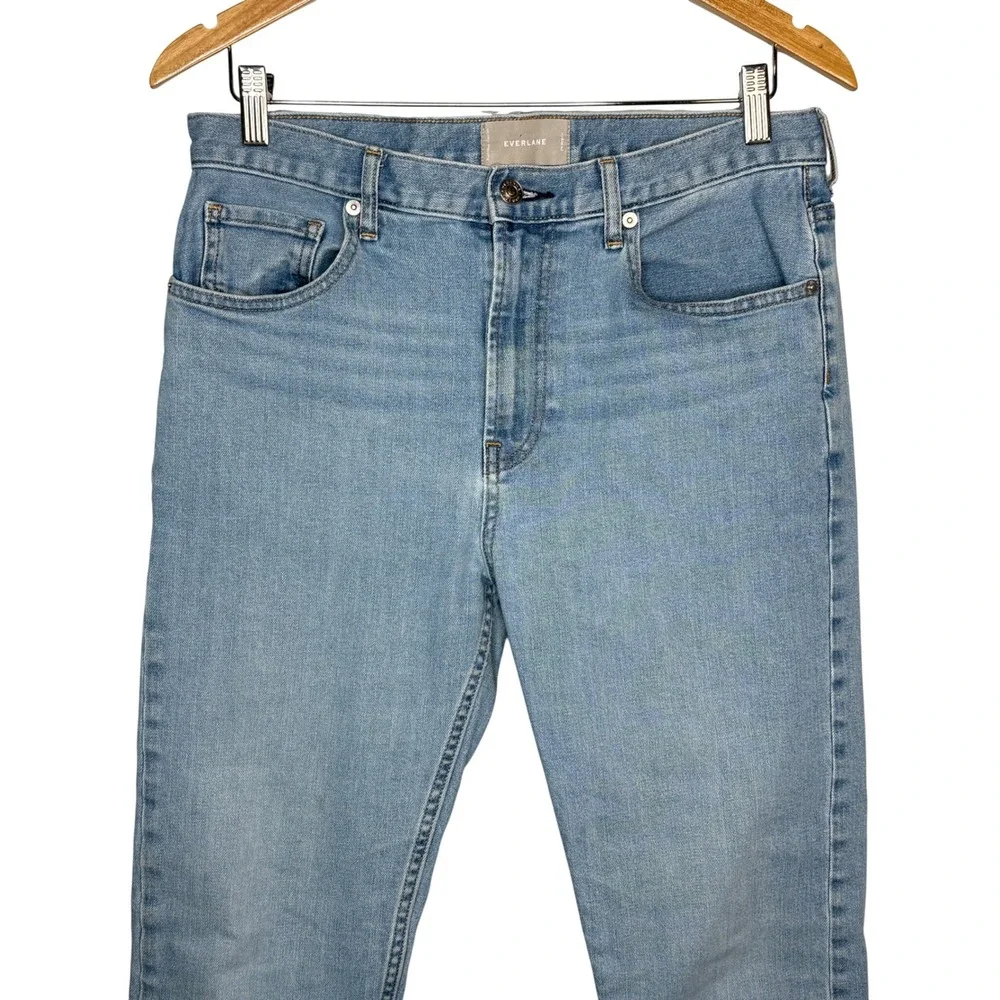 Everlane Boyfriend Jeans Womens 29 Regular Blue Denim‎ High Rise Slim Leg Casual